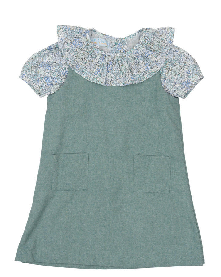 Hazel Teal Briar Floral Dress