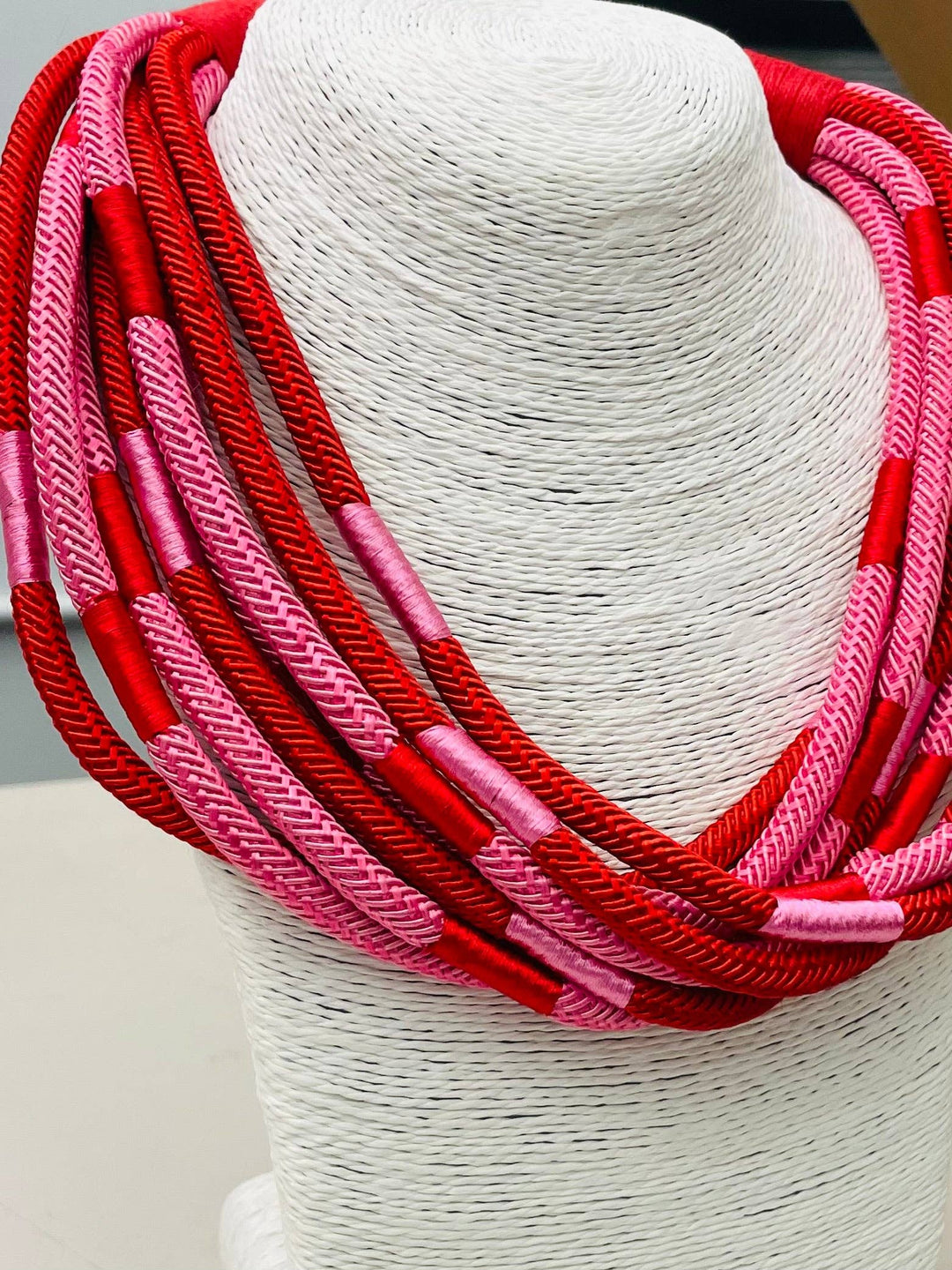 TWO FORTY TWO - "Original" Slub 8-strand (red/pink multi) NK850
