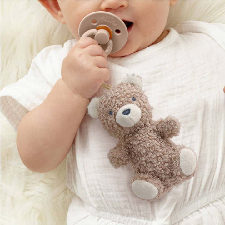Itzy Ritzy - *NEW OPTIONS* Bitzy Pal Natural Rubber Pacifier & Plush: Goose