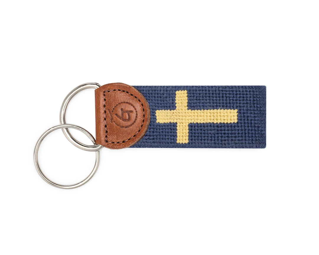 Good Threads - Cross Needlepoint Keychain