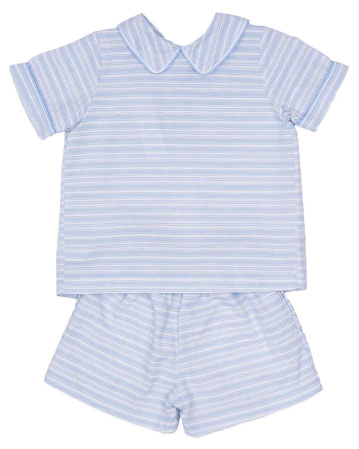John Bluebird Stripe Short Set