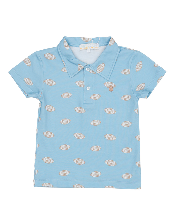 Little League Football Short Sleeve Polo