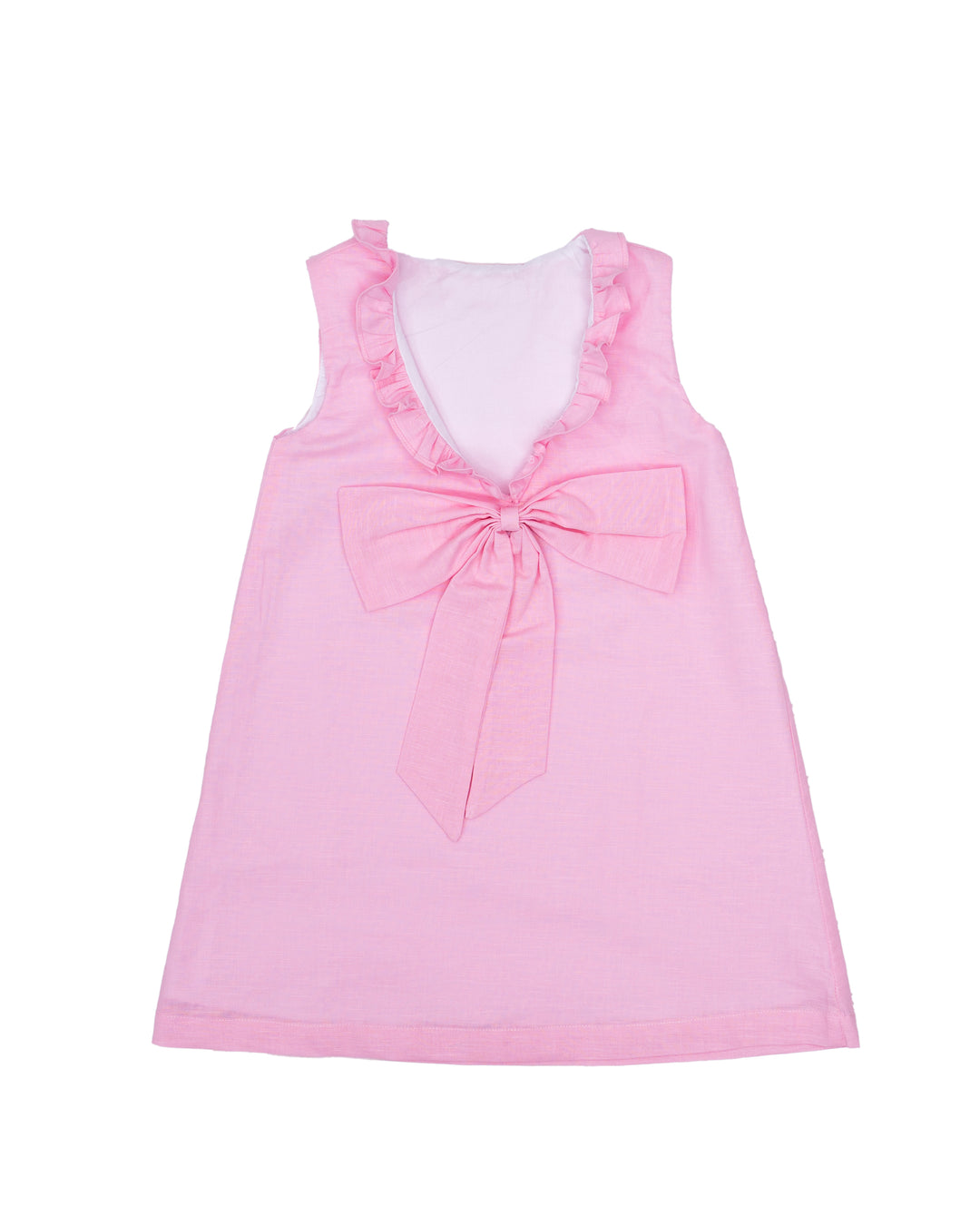 Karla Pink Linen Dress