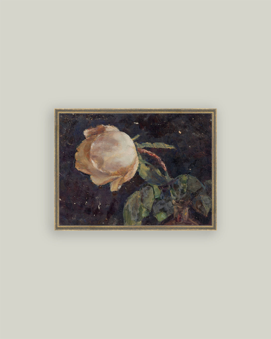 Petal Lane Home - Vase with Rose: 7x5