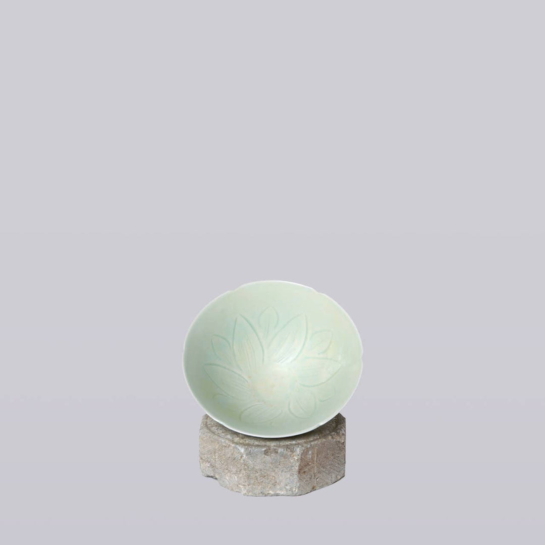 Cobalt Guild - Celadon Porcelain Small Lotus Conical Bowl