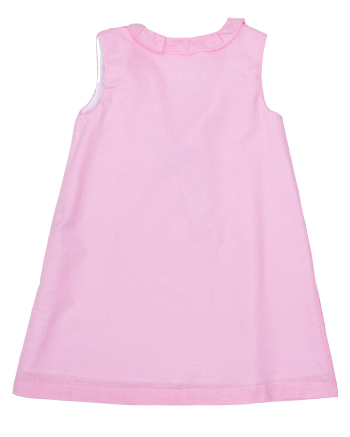 Karla Pink Linen Dress