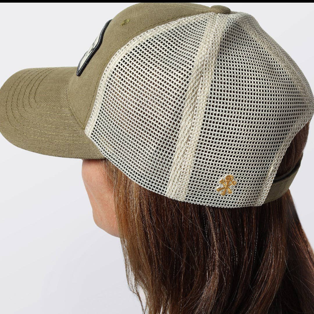Pappy & Company - Pappy & Company Trucker Hat in Olive