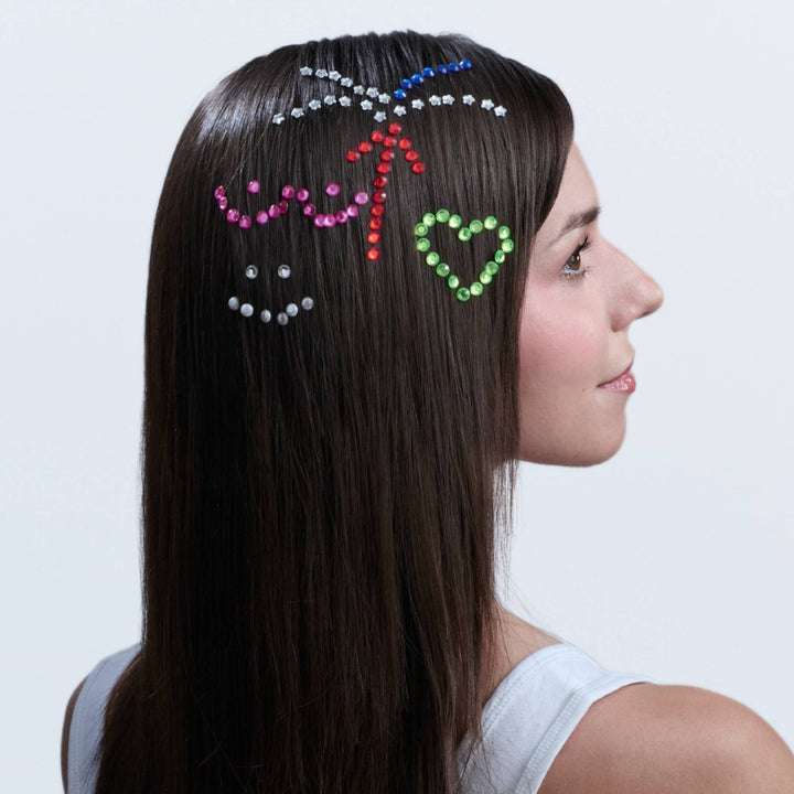 Hally Hair - Hally Gem Pen Multi-Colored Refill - 90 Count: Glittery