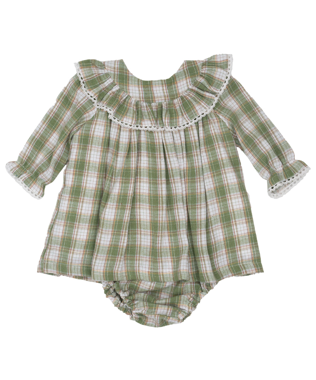 Layla Mallard Grove Plaid Bloomer Set