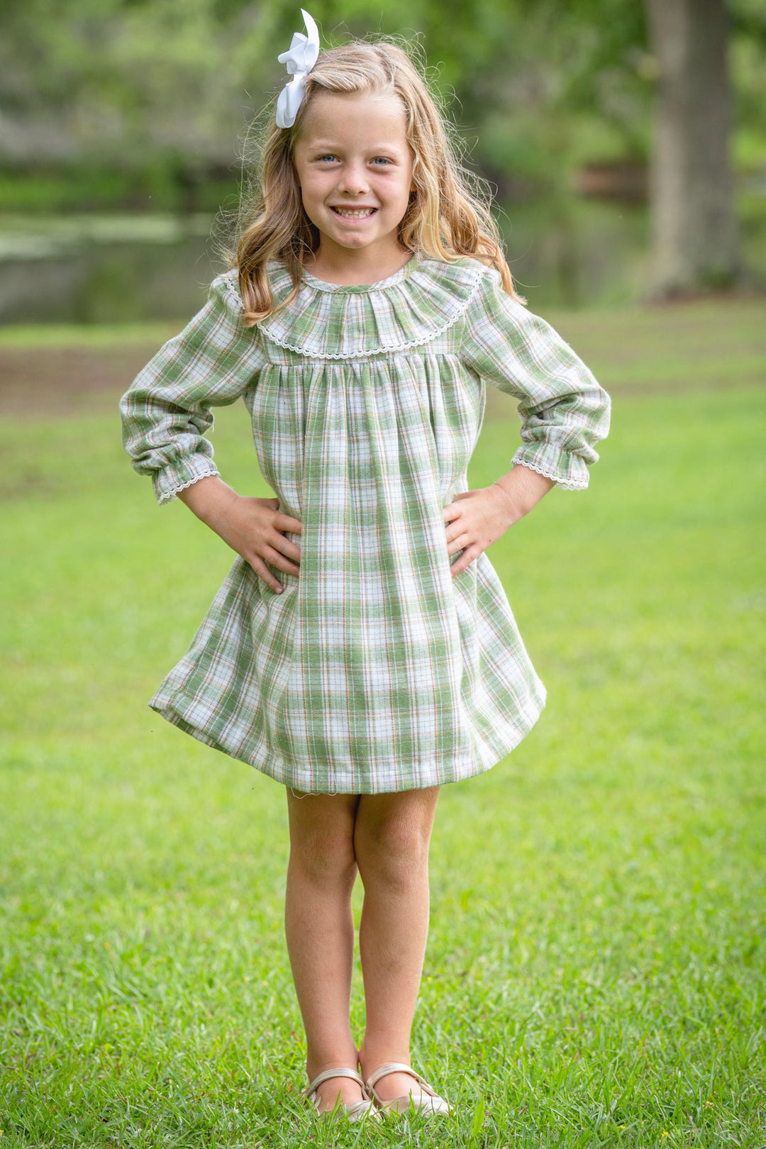 Hunter Mallard Grove Plaid Dress