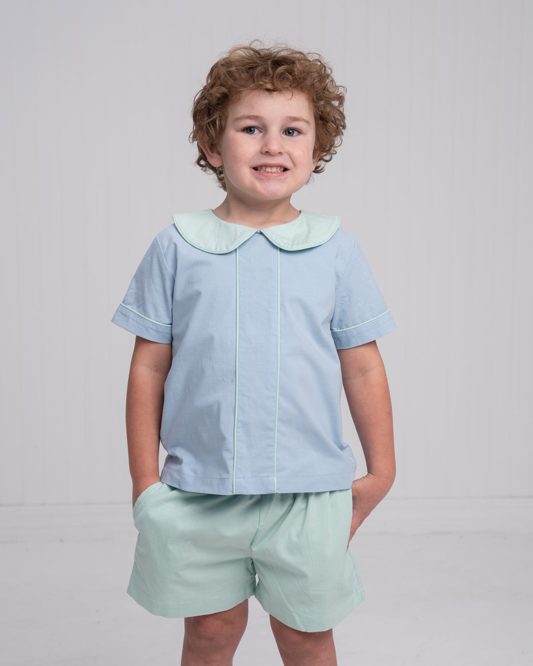 Timothy Garden Green Short Set