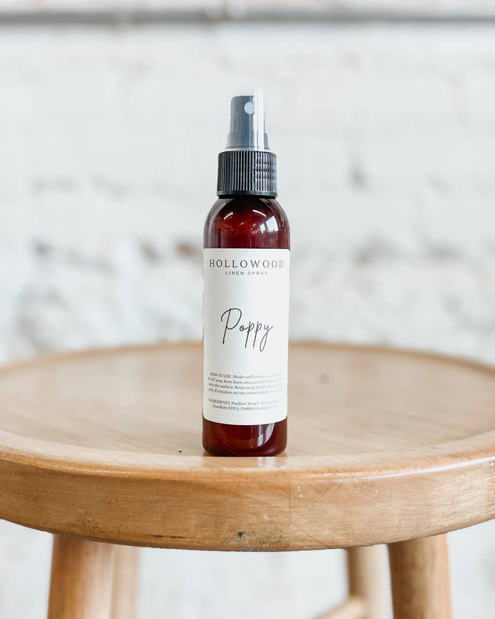Hollowood Home and Candle - POPPY | LINEN SPRAY | EVERYDAY