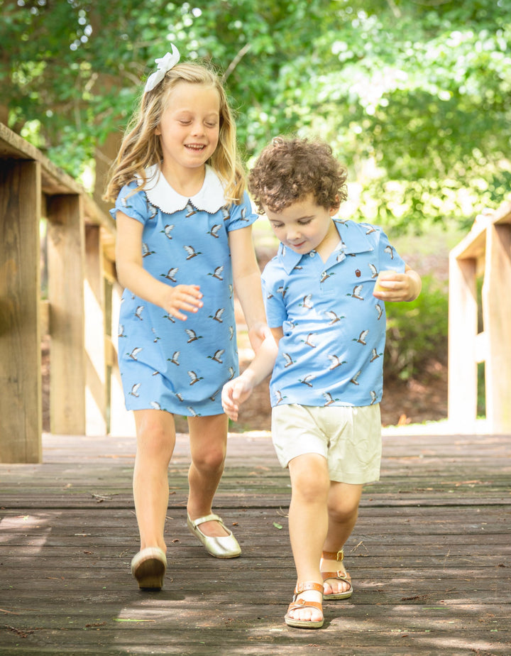 Presley Kait Little Mallard Blue Dress
