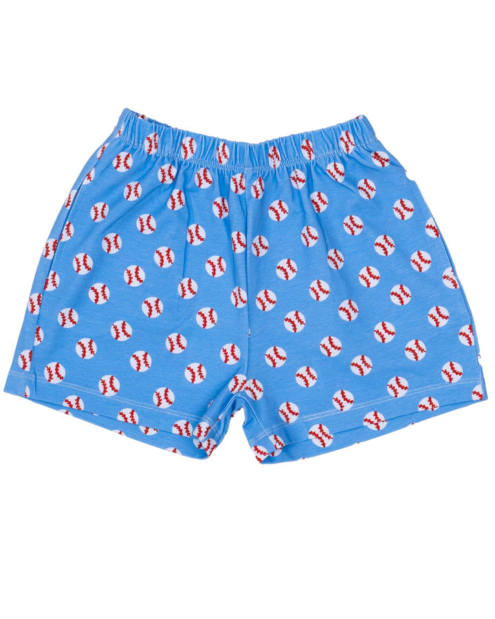 Ballpark Blues Boy Shorts