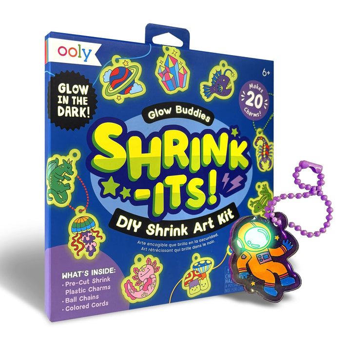 OOLY - Shrink-Its! DIY Shrink Art Kit - Glow Buddies