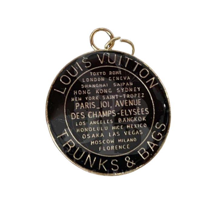 Shannon's Jewelry Bar - Louis Vuitton Charm Zipper Pull LV Enamel Trunks & Bags Tag