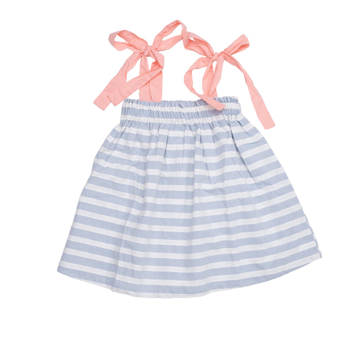 Lola Blue and White Stripe Dress