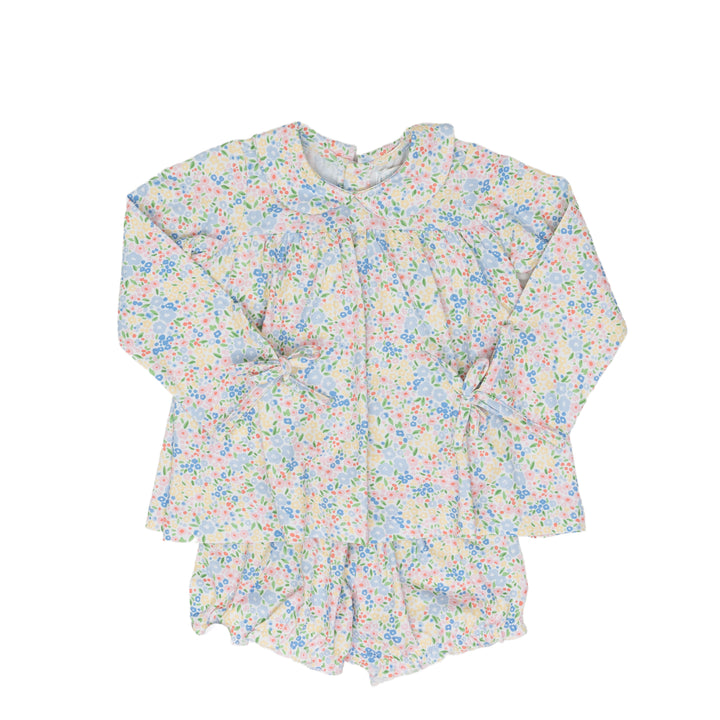 Mary Charlotte Floral Millefleur Bloomer Set