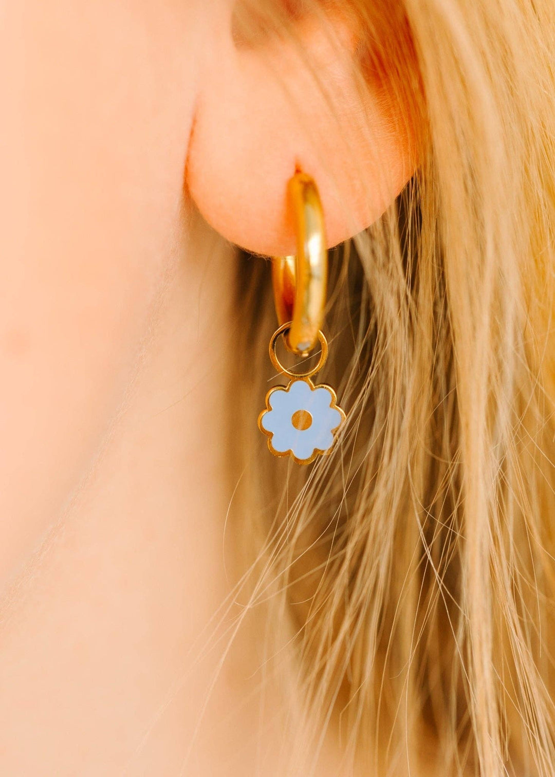 Pierced Co - Blue Flower Charms