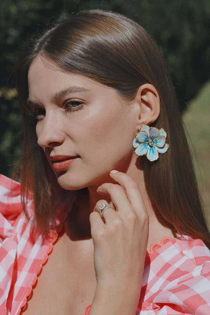 The Pink Reef - The Pink Reef Large Sea Blue Jewel Box