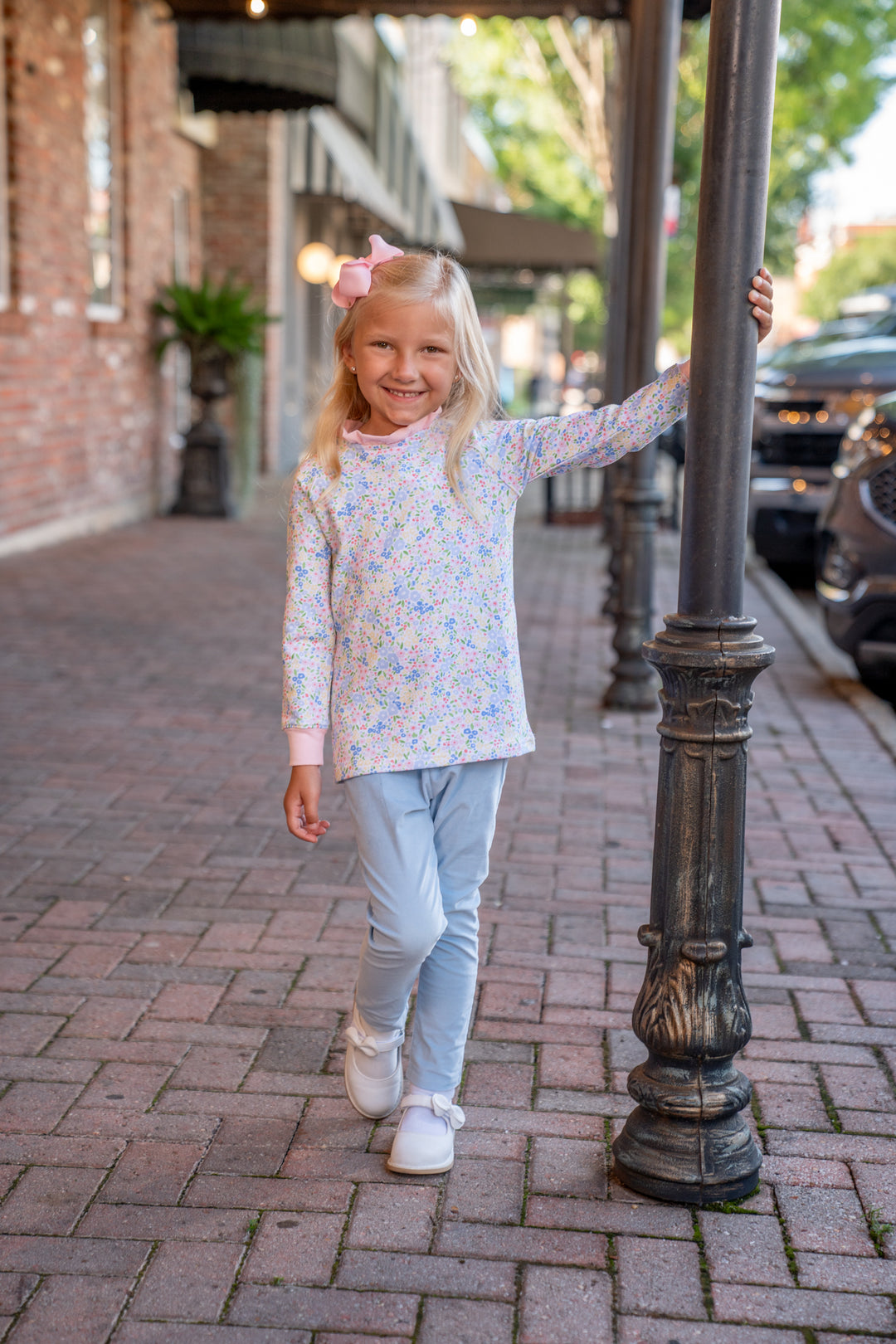 LT Blue Cord Girls Pants