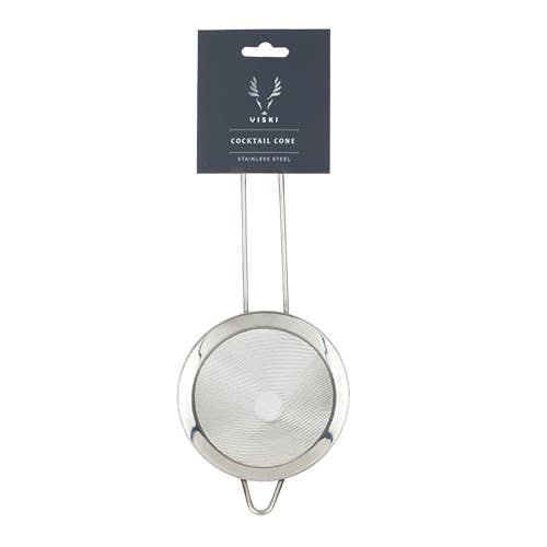 Viski - Harrison Stainless Steel Fine Mesh Cone Cocktail Strainer