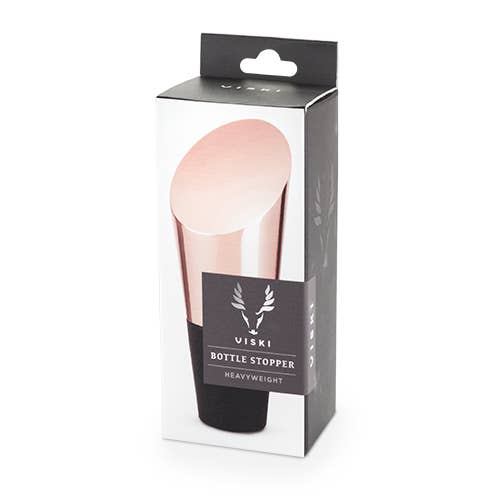 Viski - Summit™ Copper-Plated Heavyweight Bottle Stopper