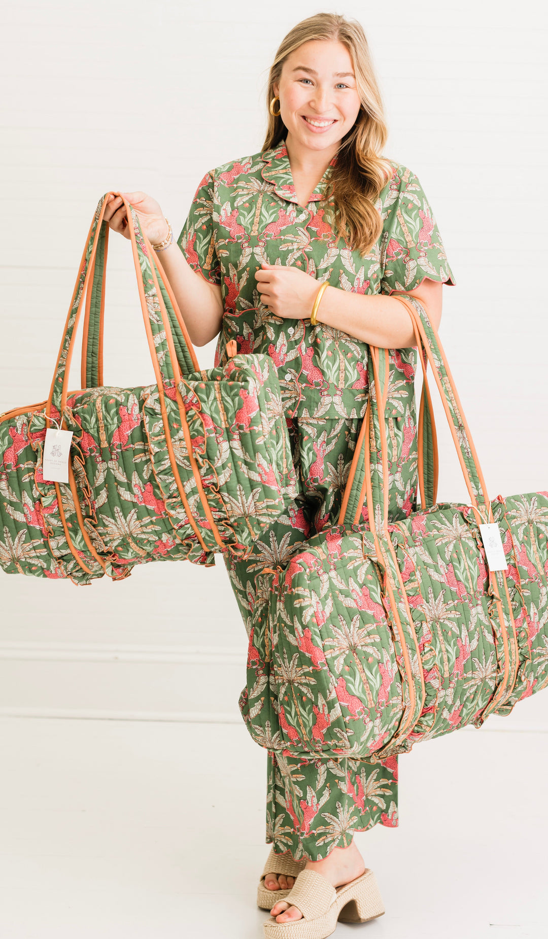 Grace Royale Luxe | XL Quilted Duffle Bag