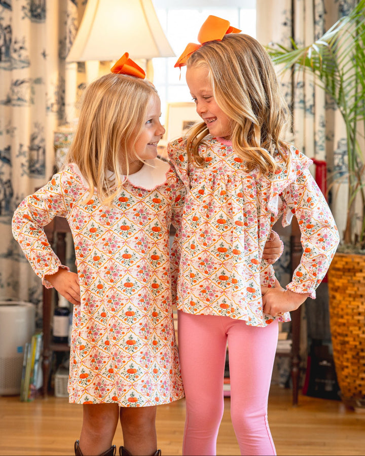 Presley Kait Pretty Pumpkin Dress