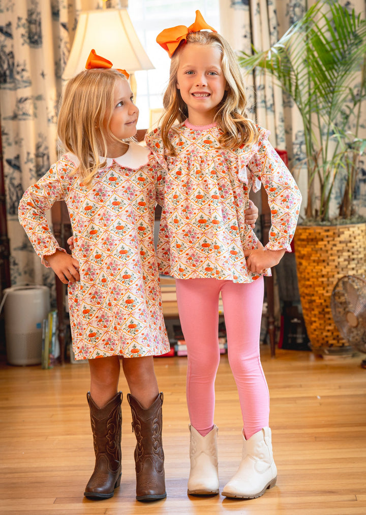 Abree Pretty Pumpkin Legging Set
