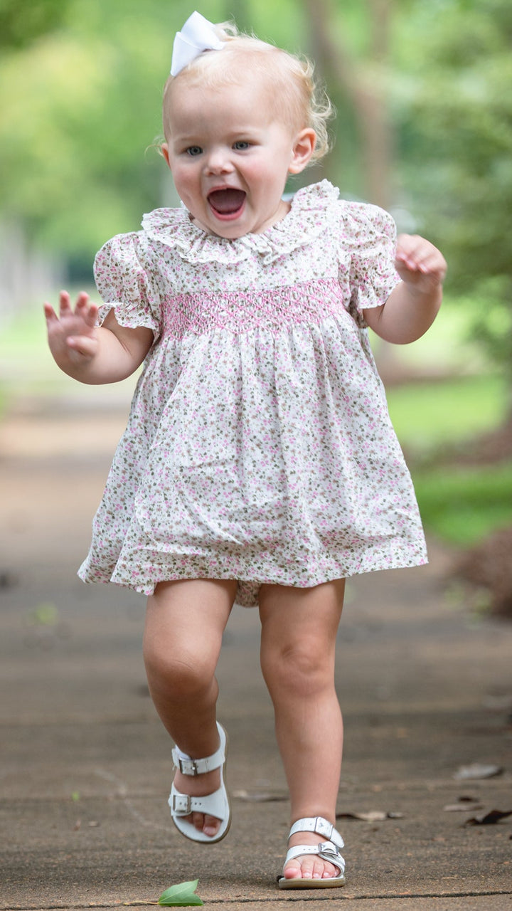 Allison Pink Clover Bloomer Set