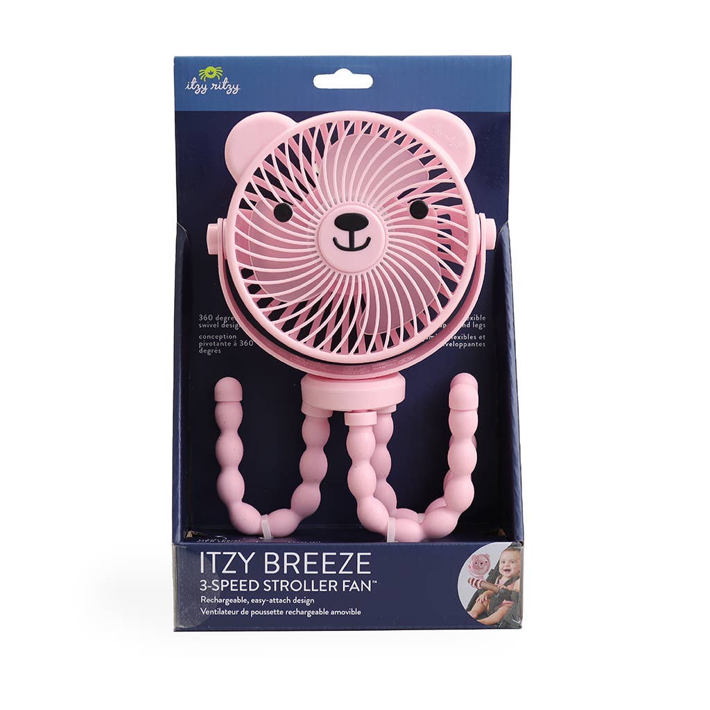Itzy Ritzy - *NEW* Itzy Breeze 3-Speed Stroller Fan™: Pink