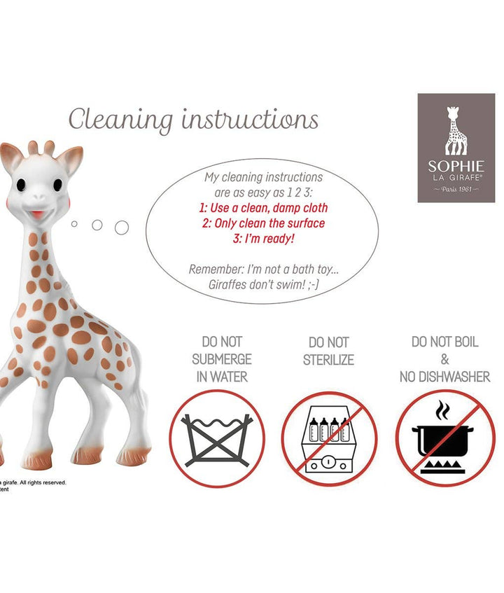Sophie la Girafe by Calisson Toys. - Sophie La Girafe White Box- Classic