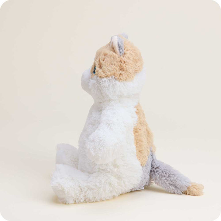 Warmies: America’s Favorite Microwave Plush Brand - Calico Cat Pet Toy Warmies Unscented Heatable Weighted