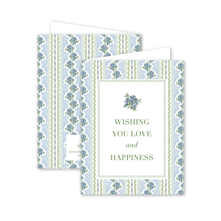 Dogwood Hill - Christine's Hydrangeas Wedding: Single Card