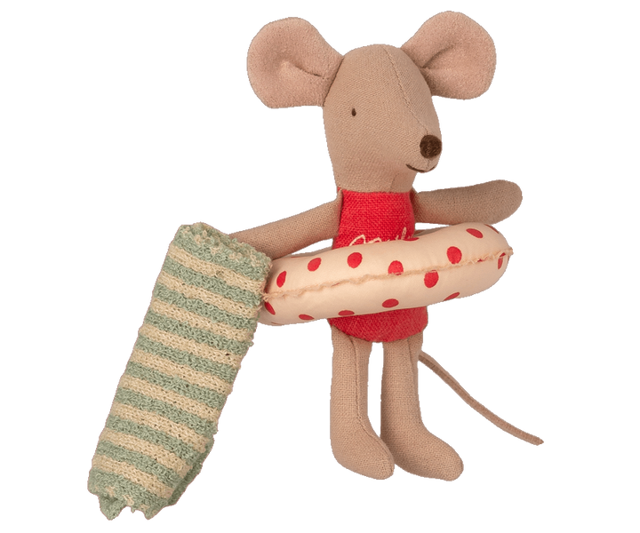 Maileg Beach Mice - little sister in Cabin de Plage