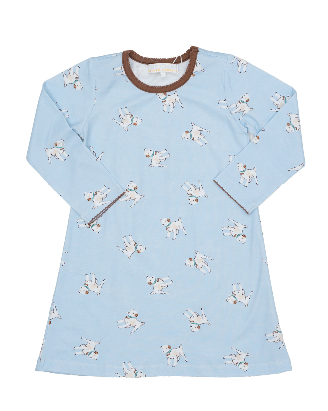 Mary Chase Bluebell Pups Long Sleeve Dress