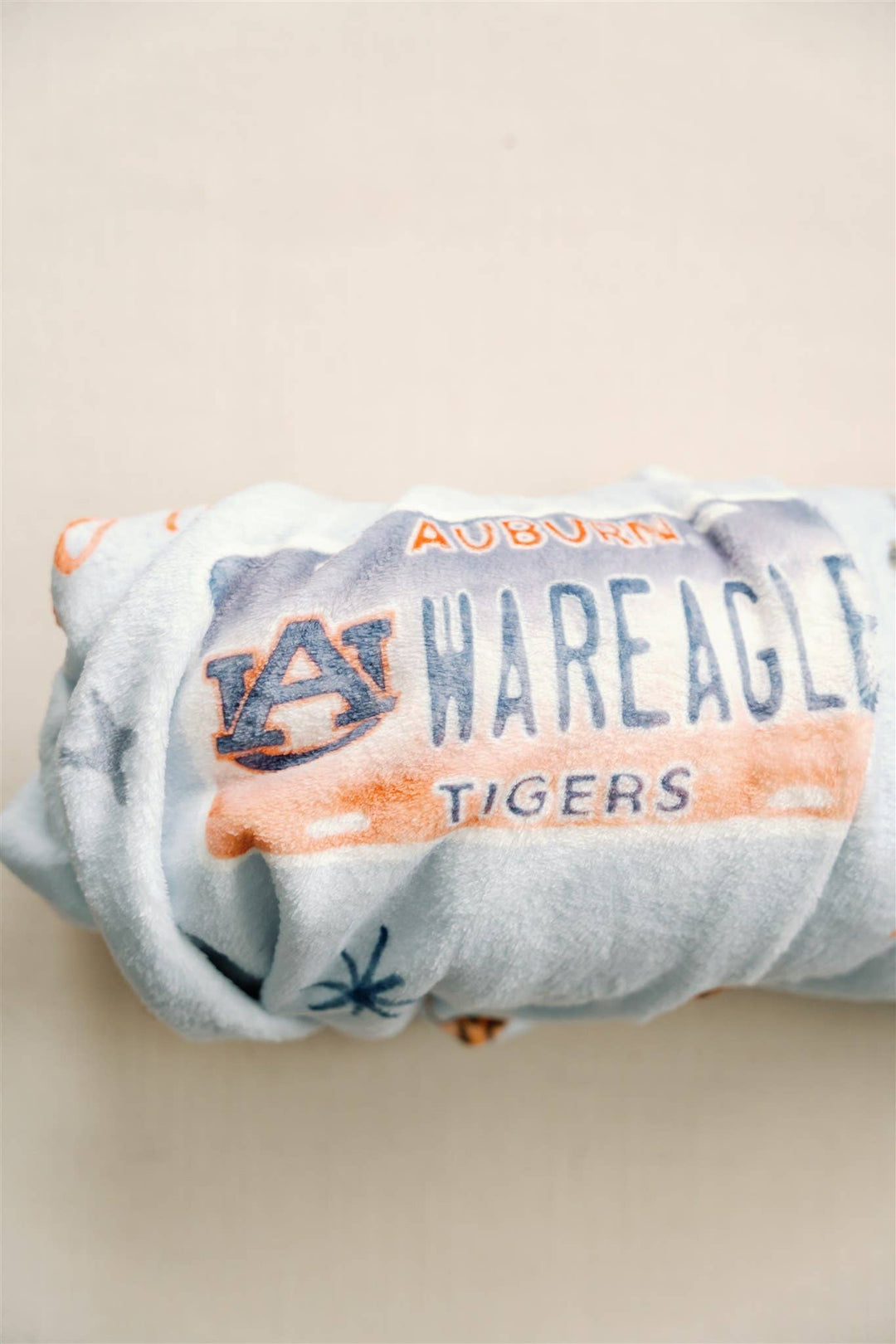 Gracefully Made Art - Auburn University Flannel Fleece Blanket