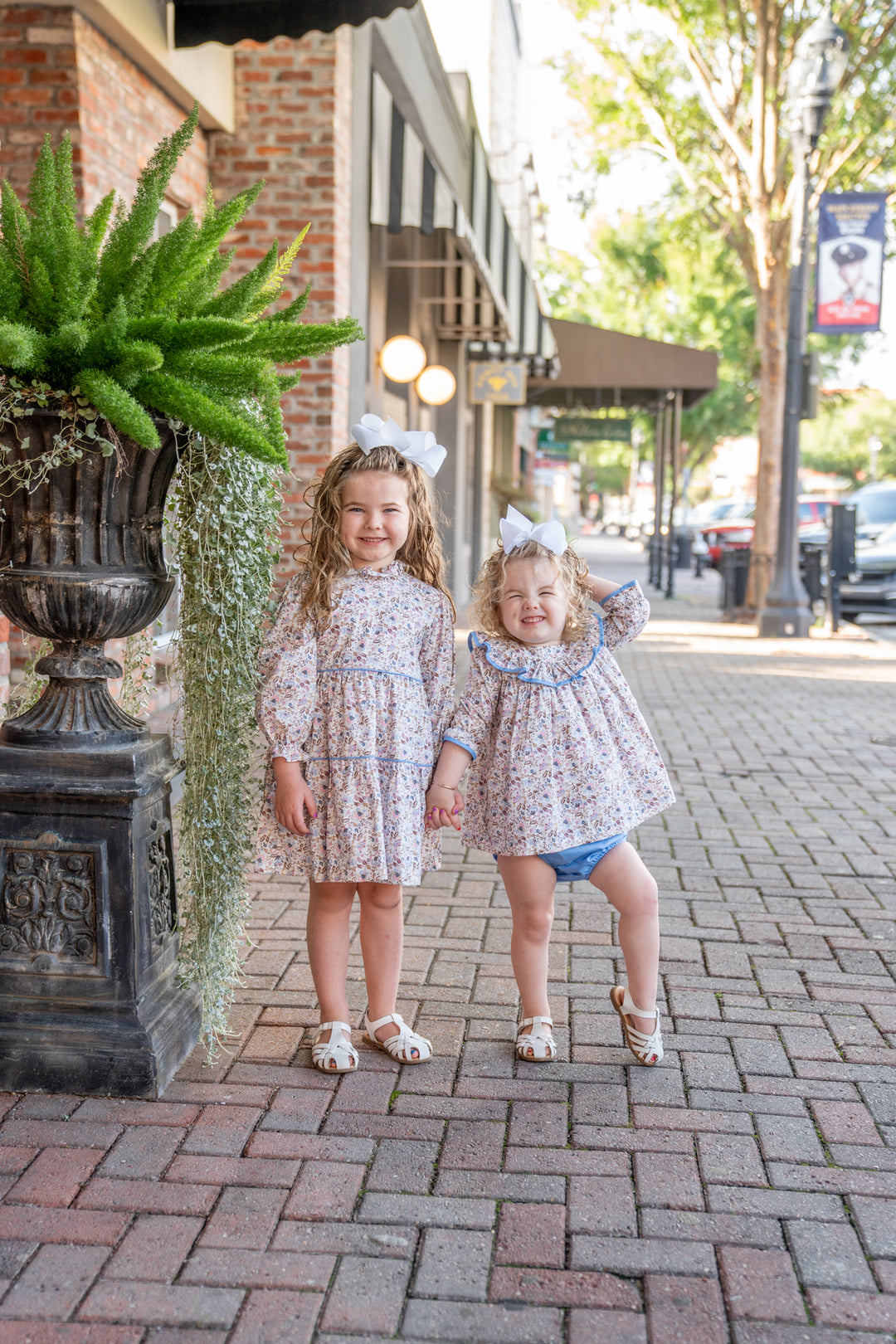 Zoe Pink and Blue Floral Dress