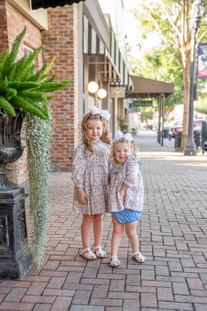 Zoe Pink and Blue Floral Dress