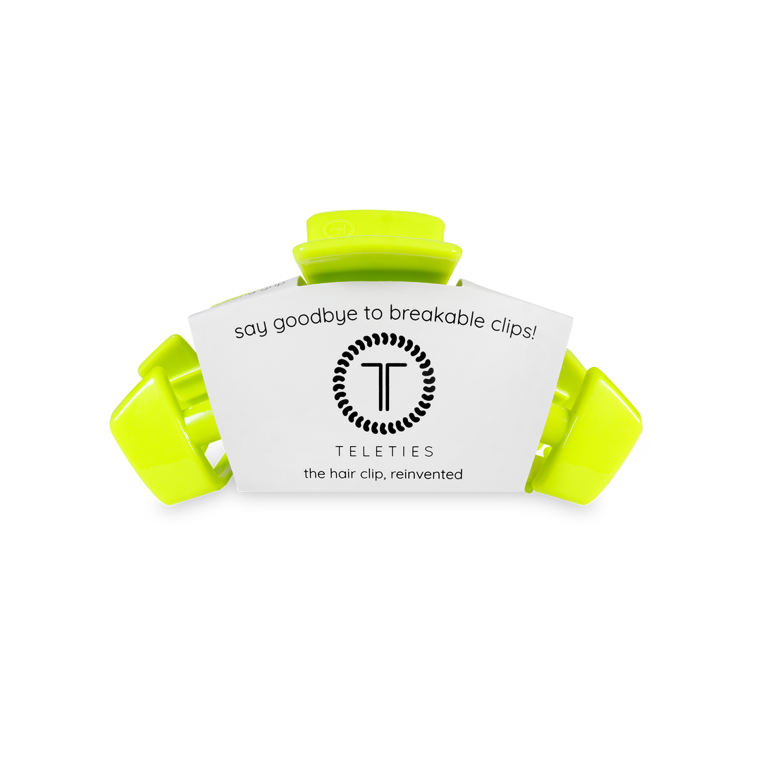 TELETIES - Classic Hair Clip | Small | Summer Brights