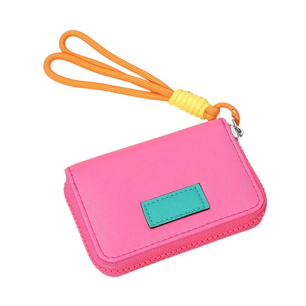 Sensibling Corp. - Compact Zip Around Mini Wallet: Pink