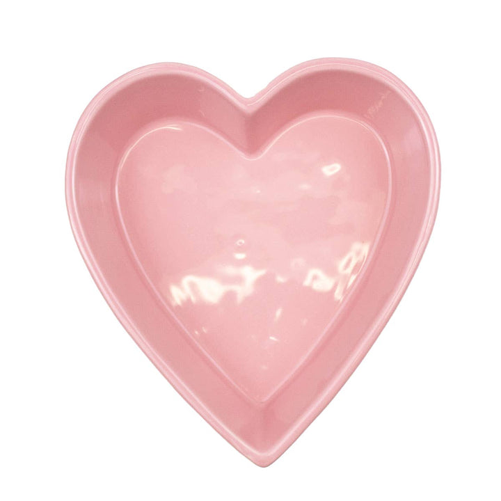 The Royal Standard - Heart Shaped Tidbit Dish   Pink   8x7x2.25