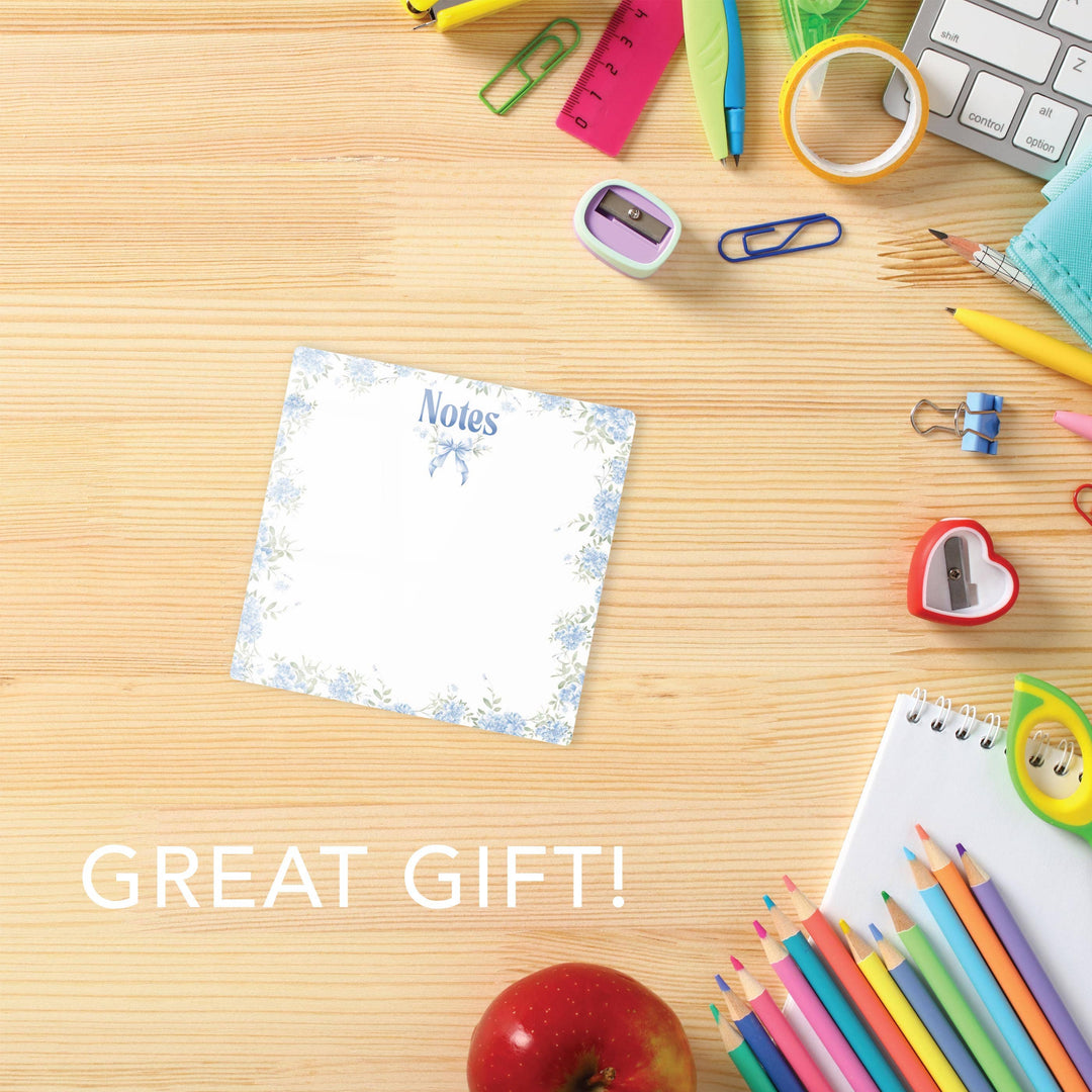 Clairmont & Co - 4 x4 Chinoiserie, Chic, Notes, Dry Erase Glass Tile, Ladies Gift