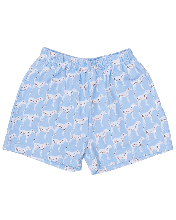 Blue Dog Days Pima Boy Shorts