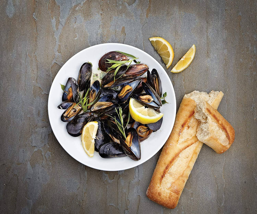 Fox Run Brands - Outset Cast Iron Mussel, Seafood Pot