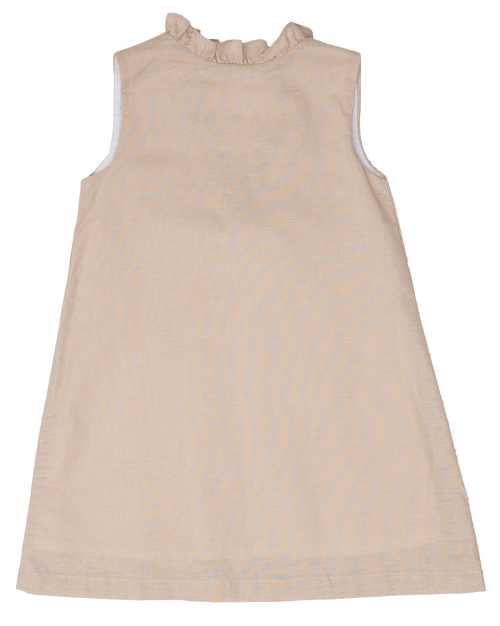 Karla Ecru Linen Dress