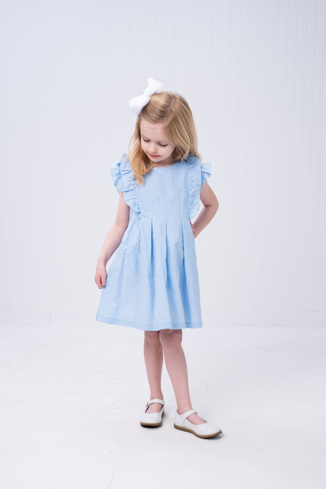 Braleigh Blue Linen Dress