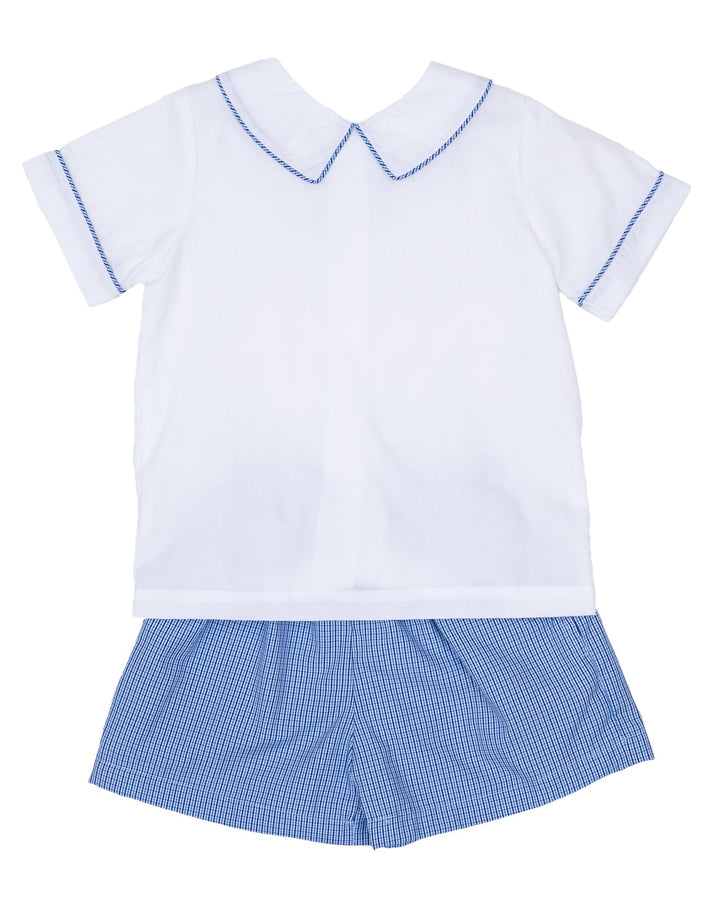 John Bluebell Plaid Short Set