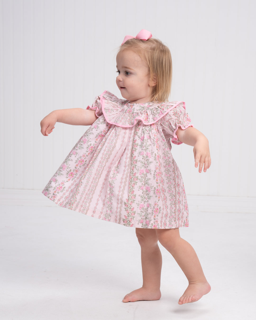 Layla Pretty Pink Trells Bloomer Set